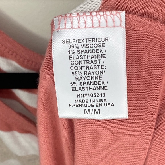 Bobeau Pink Cuffed Sleeve Boxy T-Shirt - Picture 4 of 5